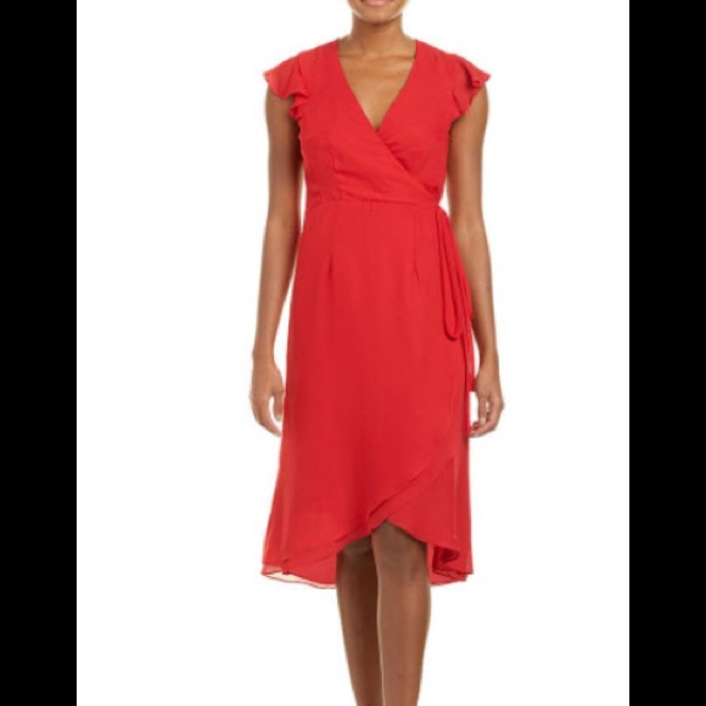 Nanette Lepore Goodnight Irene wrap dress Red, 12